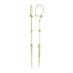 10K Yellow Gold Dangle Earrings