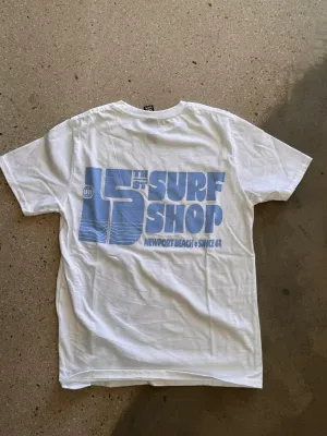 15th St KIDS Groovy Drip Short Sleeve T BLUEBERRY on WHITE