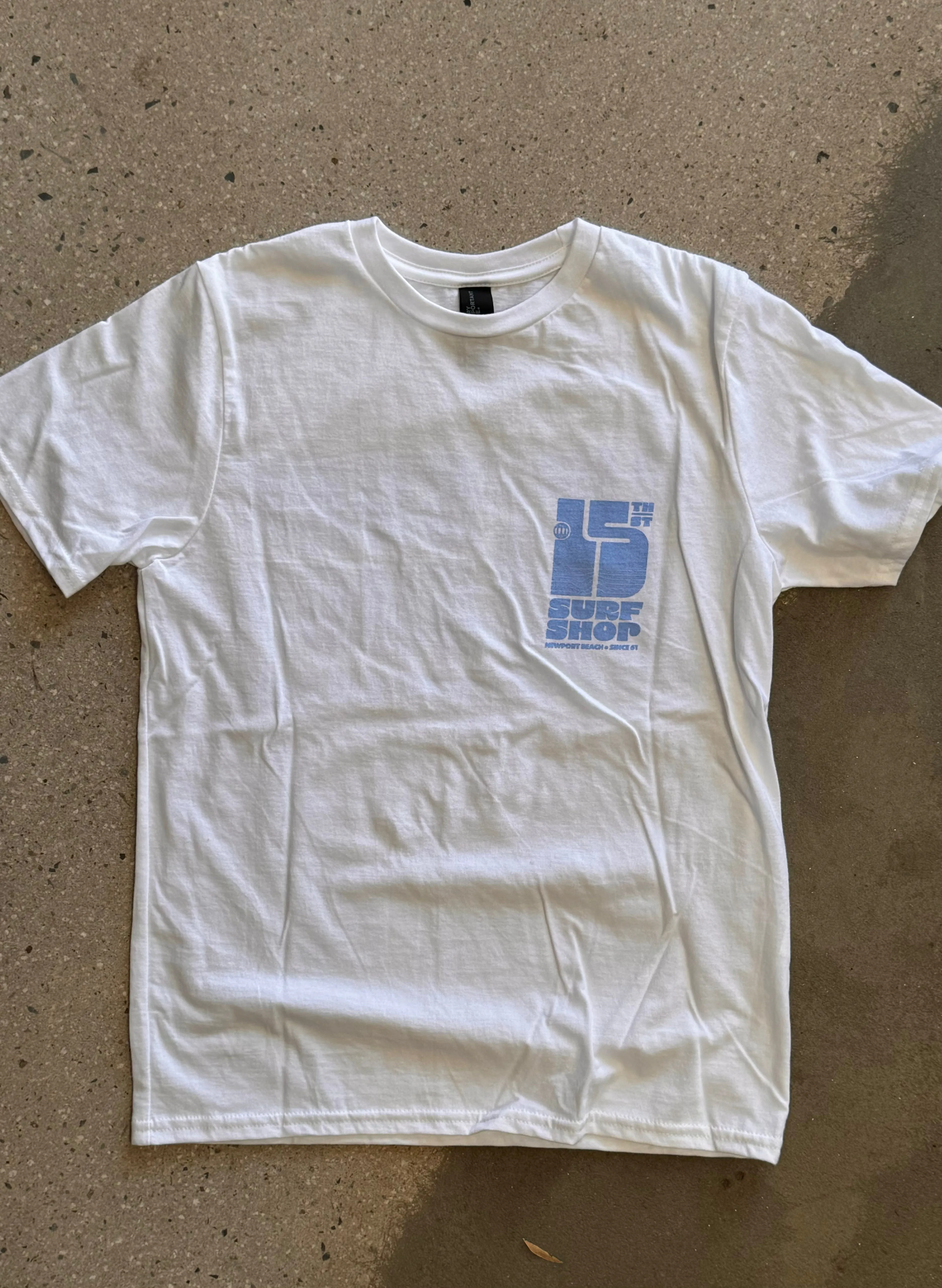 15th St KIDS Groovy Drip Short Sleeve T BLUEBERRY on WHITE
