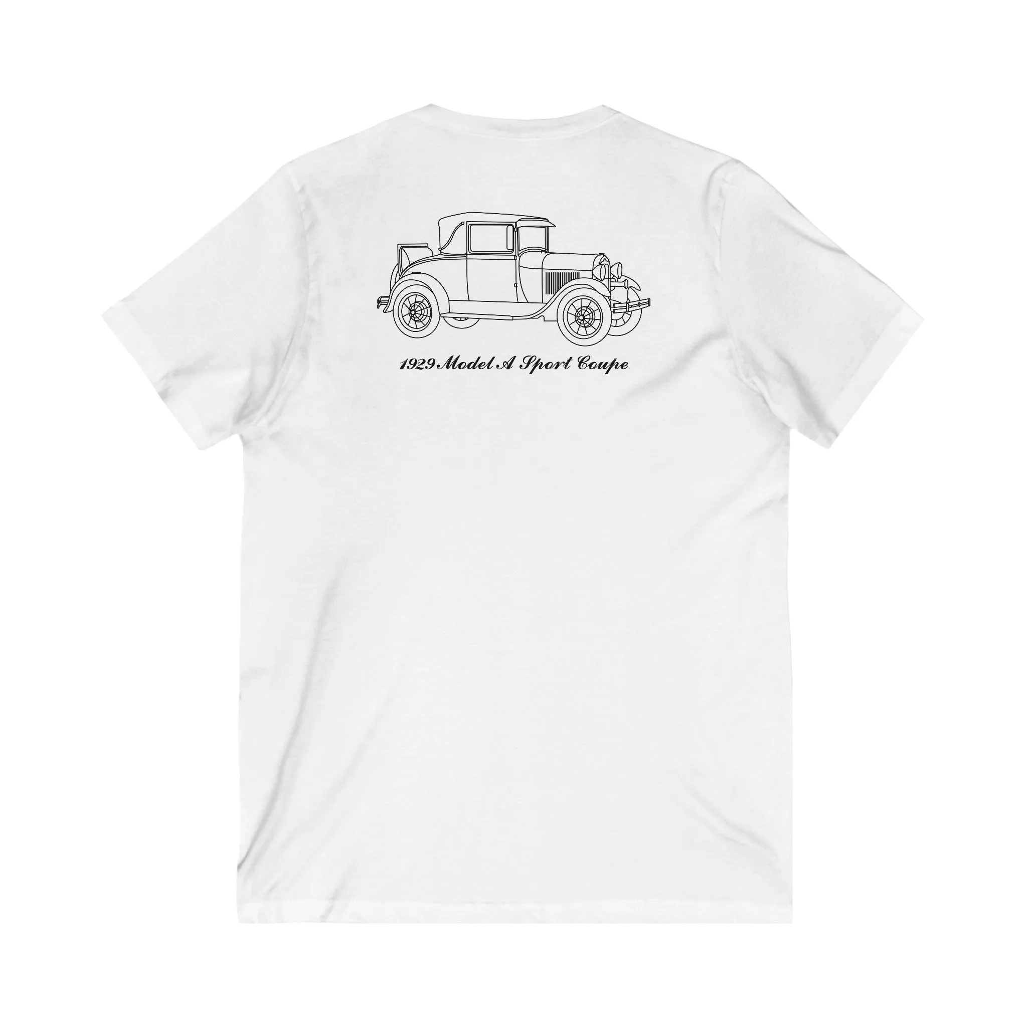 1929 Sport Coupe Women's V-Neck Shirt