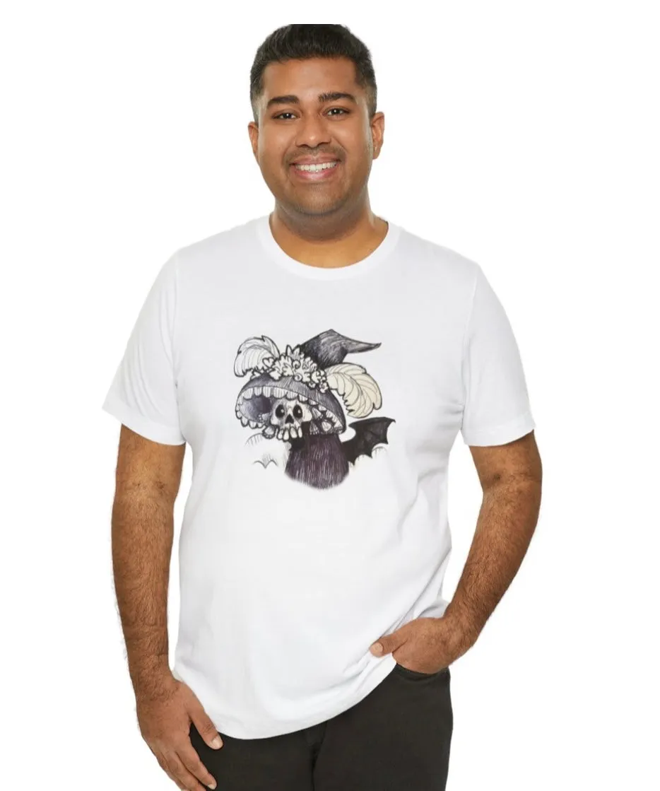 2 Spooky Catrina Unisex Jersey Short Sleeve Tee - Designed by Sadie Rothenberg - Rust