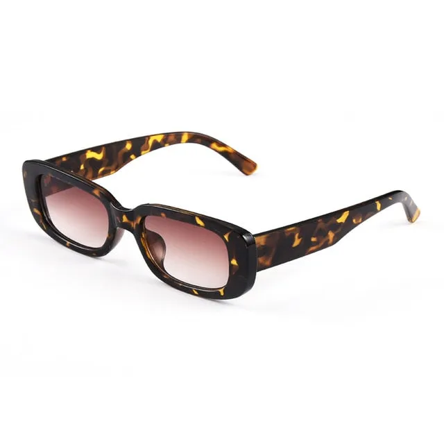 2021 Square Sun Glasses Luxury Brand Travel Small Rectangle Sunglasses Men Women Vintage Retro Oculos Lunette De Soleil Femme