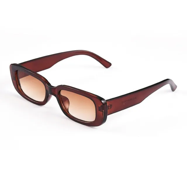 2021 Square Sun Glasses Luxury Brand Travel Small Rectangle Sunglasses Men Women Vintage Retro Oculos Lunette De Soleil Femme