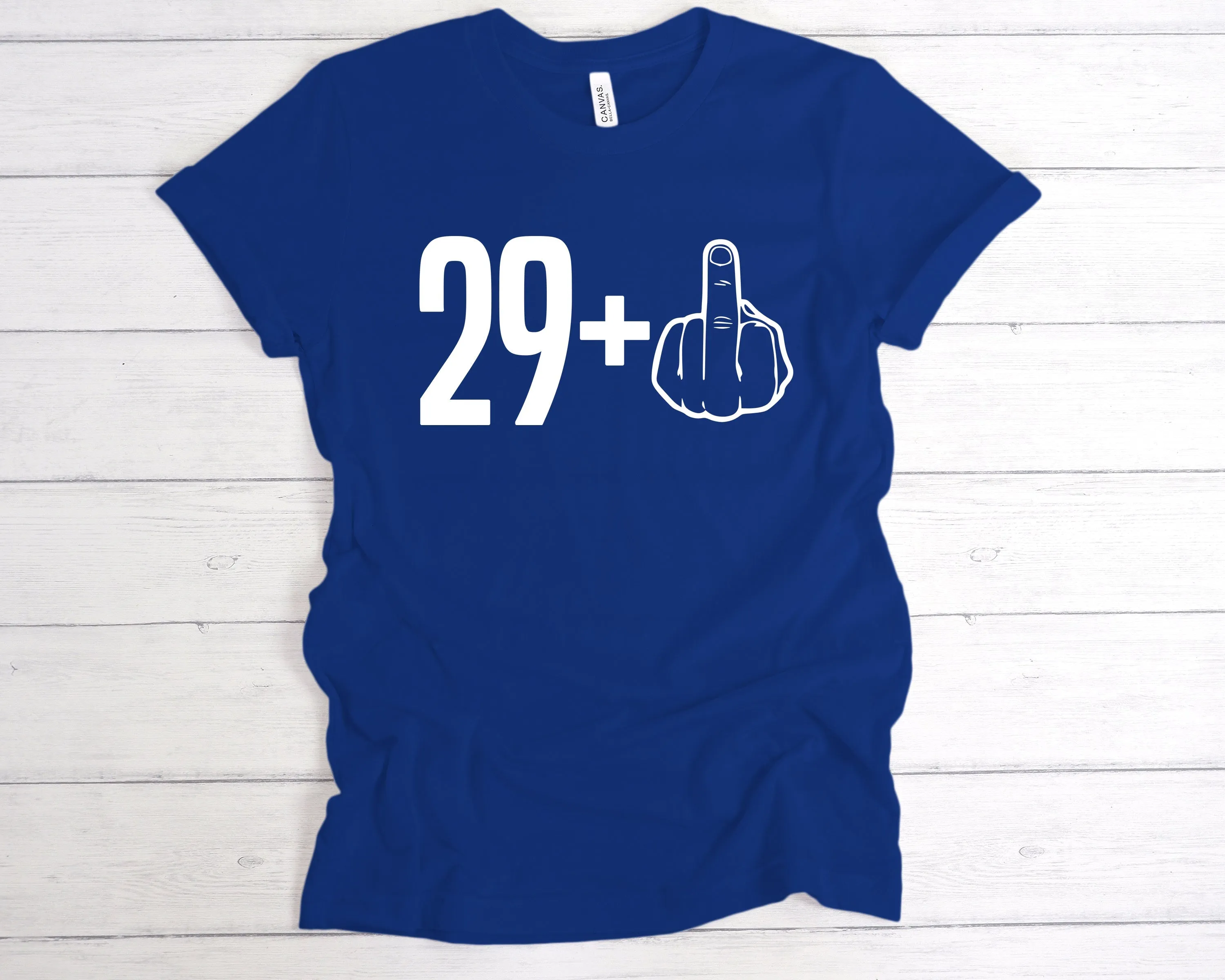 29 1 30th Birthday Middle Finger T-Shirt