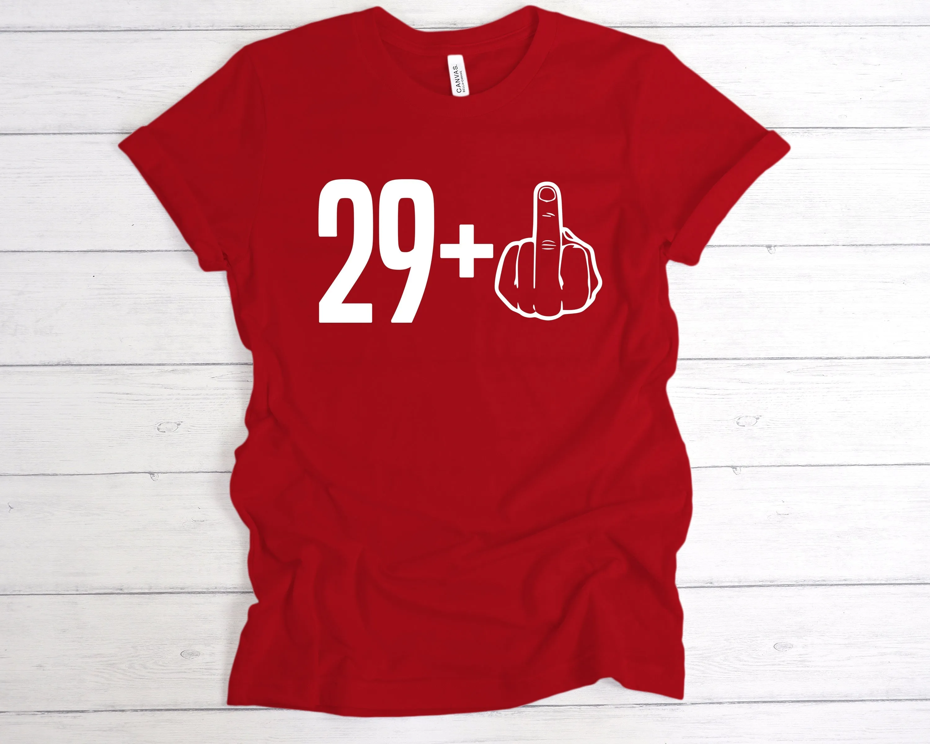 29 1 30th Birthday Middle Finger T-Shirt