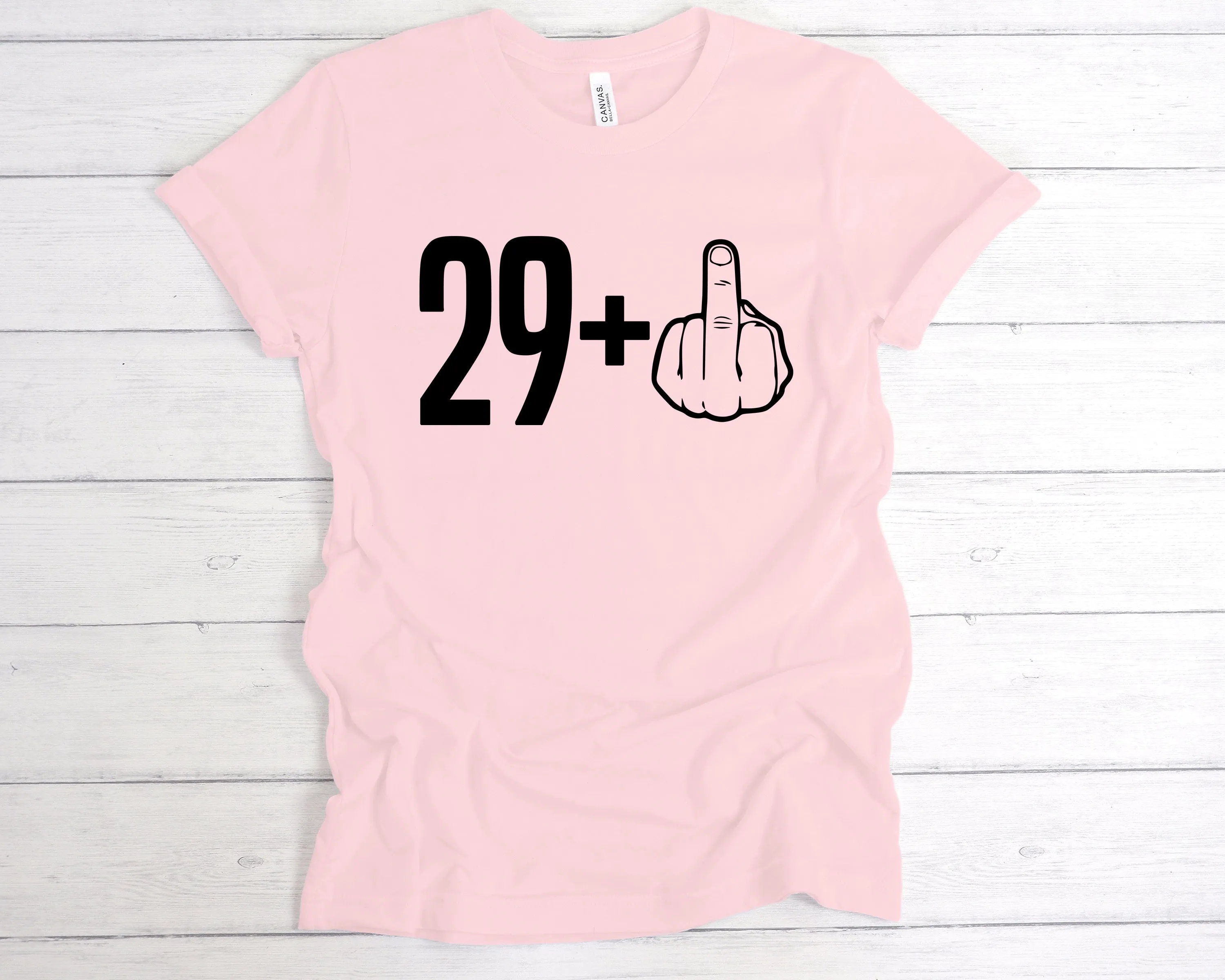 29 1 30th Birthday Middle Finger T-Shirt