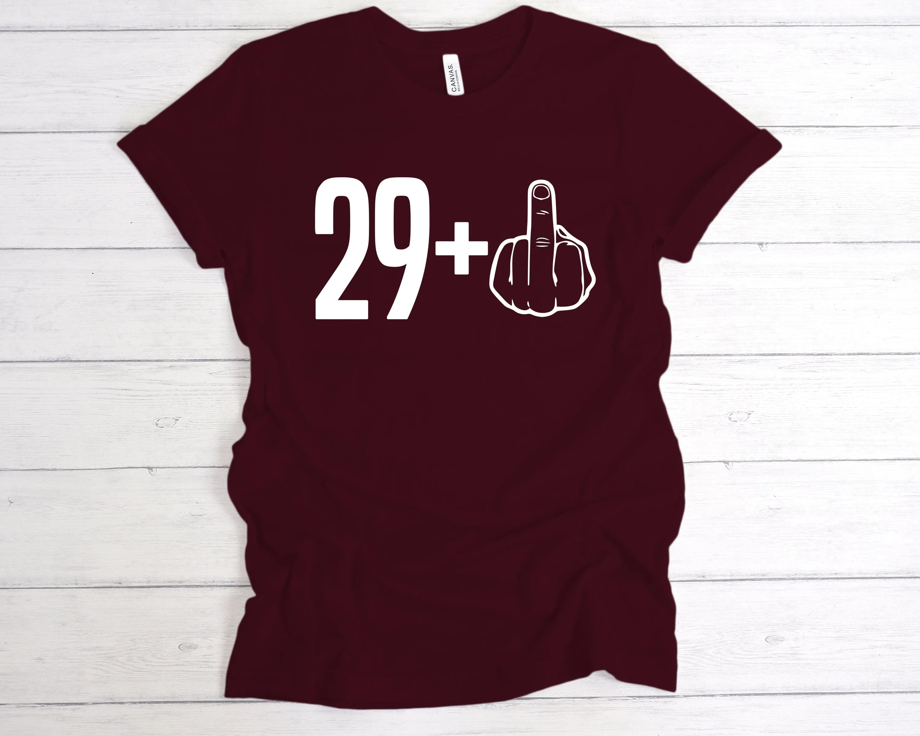 29 1 30th Birthday Middle Finger T-Shirt
