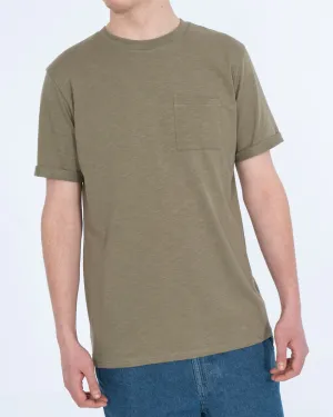 2t Arlo Tall Utility Pocket T-Shirt (khaki)