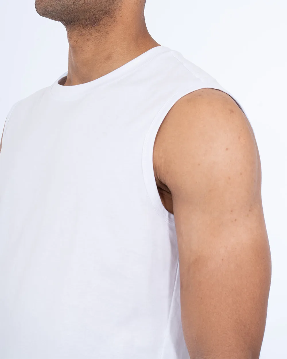 2t Jesse Tall Tank Top (white)