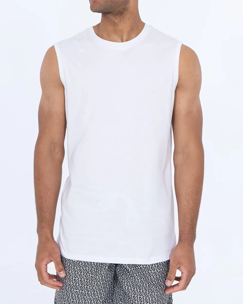2t Jesse Tall Tank Top (white)