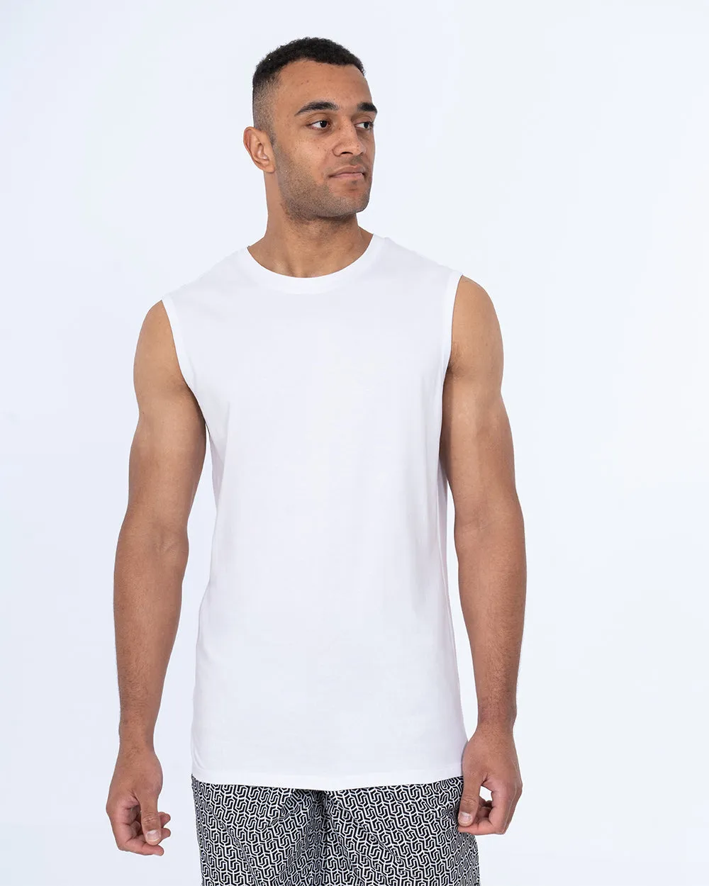 2t Jesse Tall Tank Top (white)