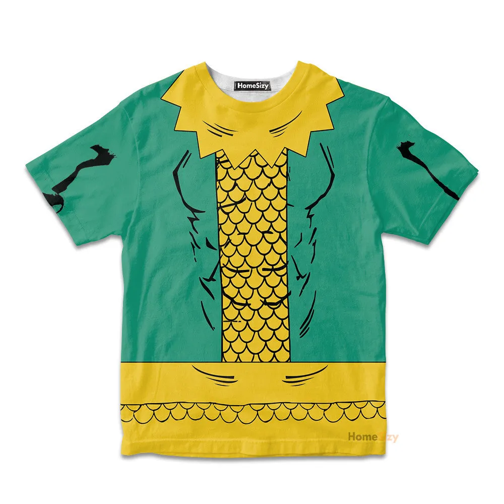 3D Comic Classic Loki Custom Cosplay Costume Kid Tshirt QT209422Hf