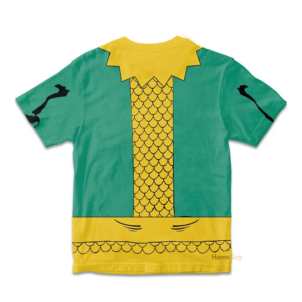 3D Comic Classic Loki Custom Cosplay Costume Kid Tshirt QT209422Hf
