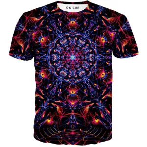 Abstract Design Red T-Shirt