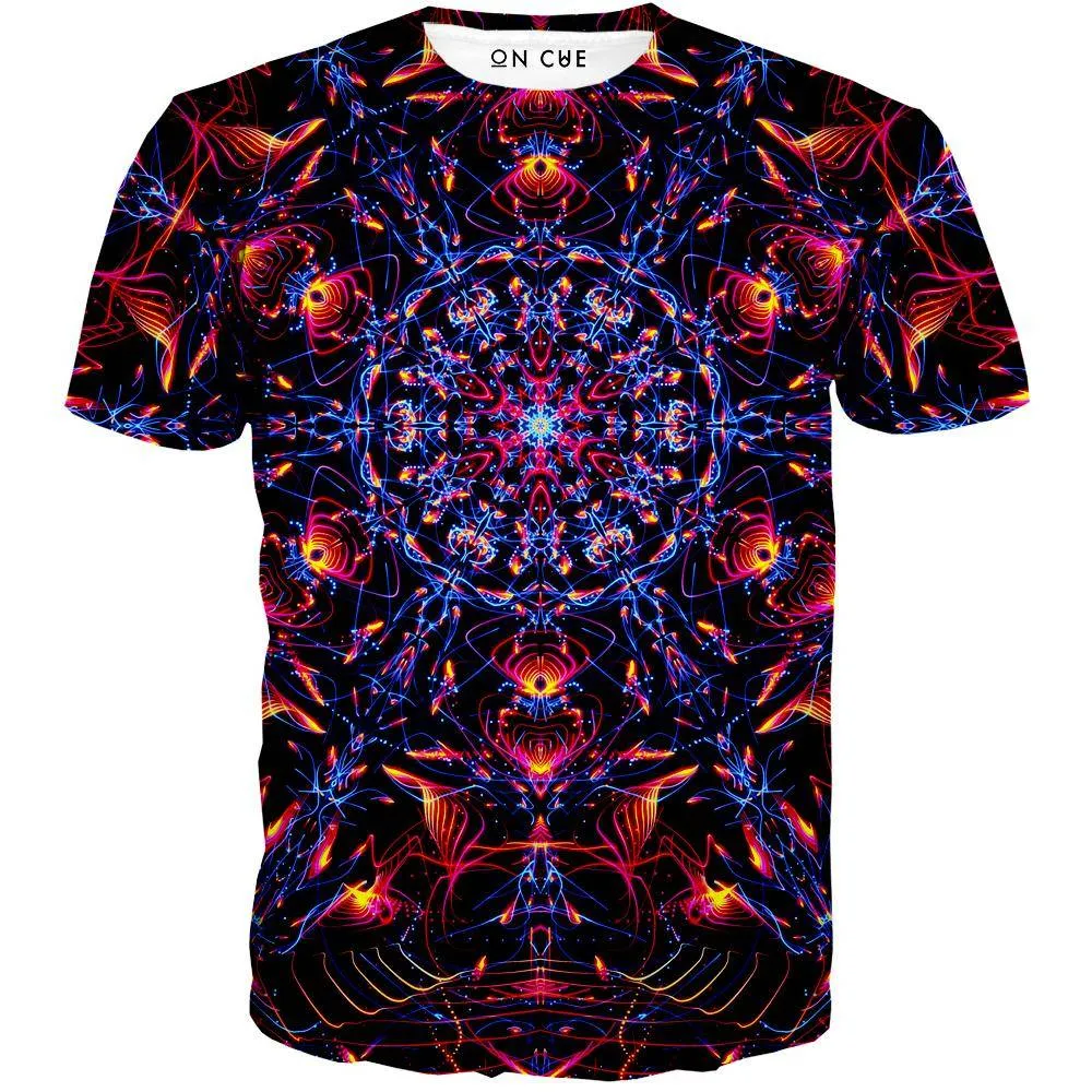 Abstract Design Red T-Shirt