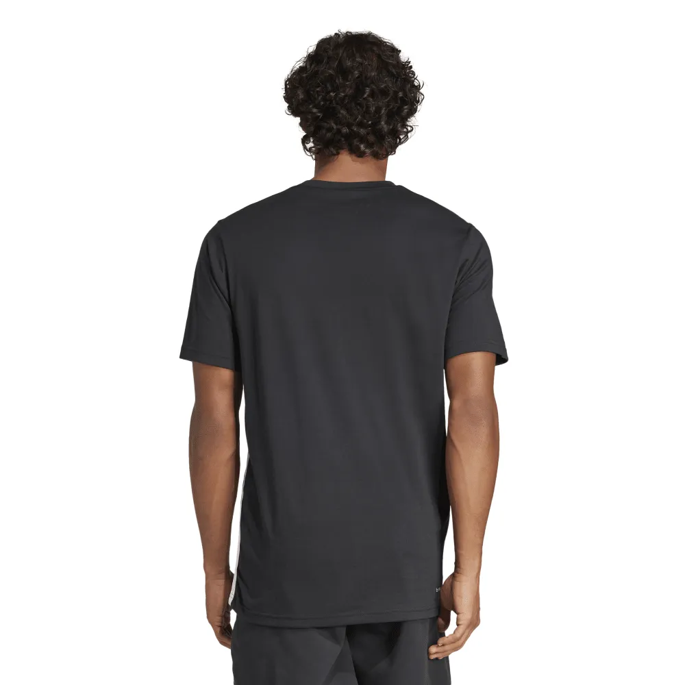 adidas Train Essentials Training Feelready 3-Stripes Men's Tee