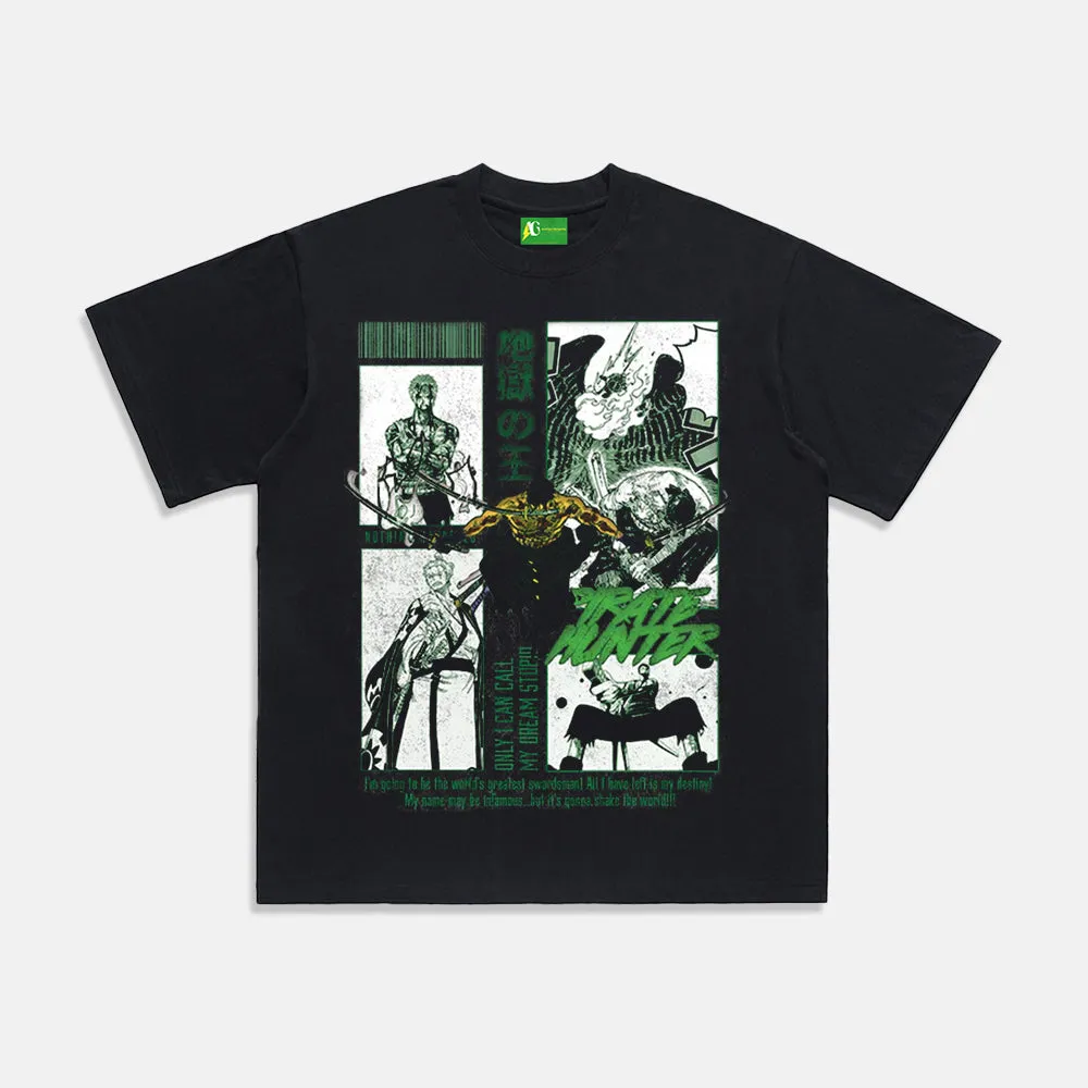 AG® Japanese Anime Hell King Washed T-Shirt