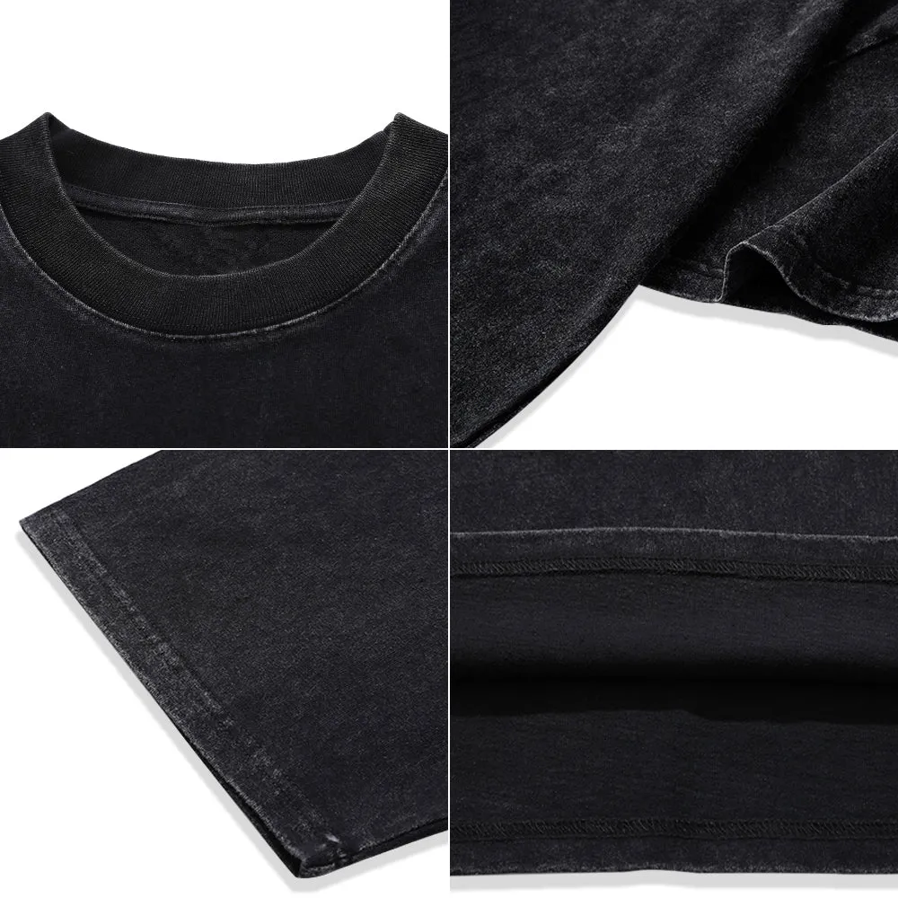 AG® Japanese Anime Hell King Washed T-Shirt