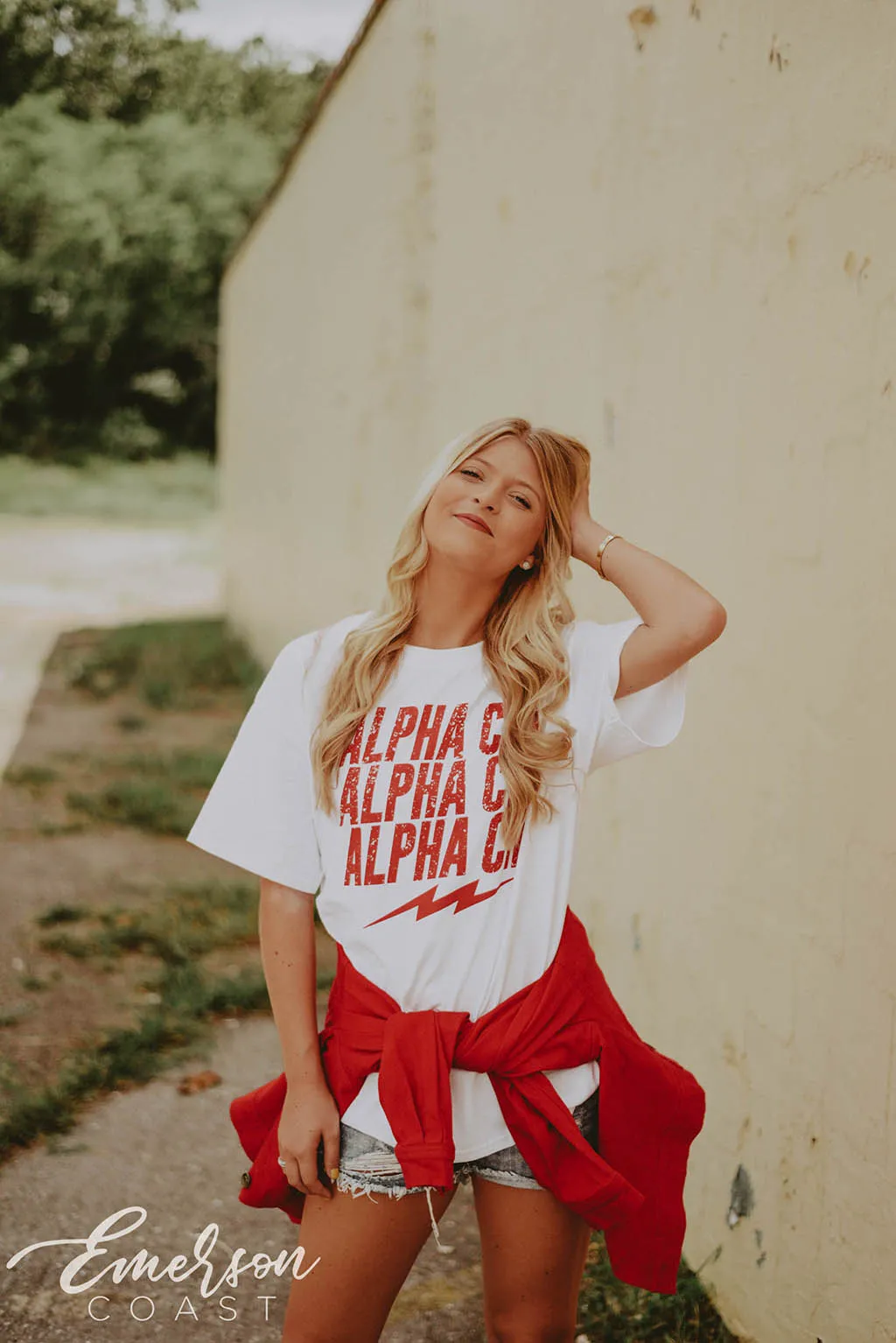 Alpha Chi Omega Lightning Tee