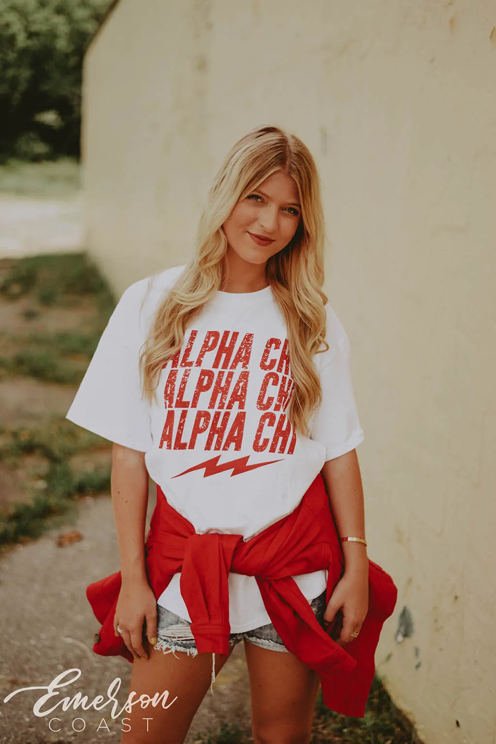 Alpha Chi Omega Lightning Tee