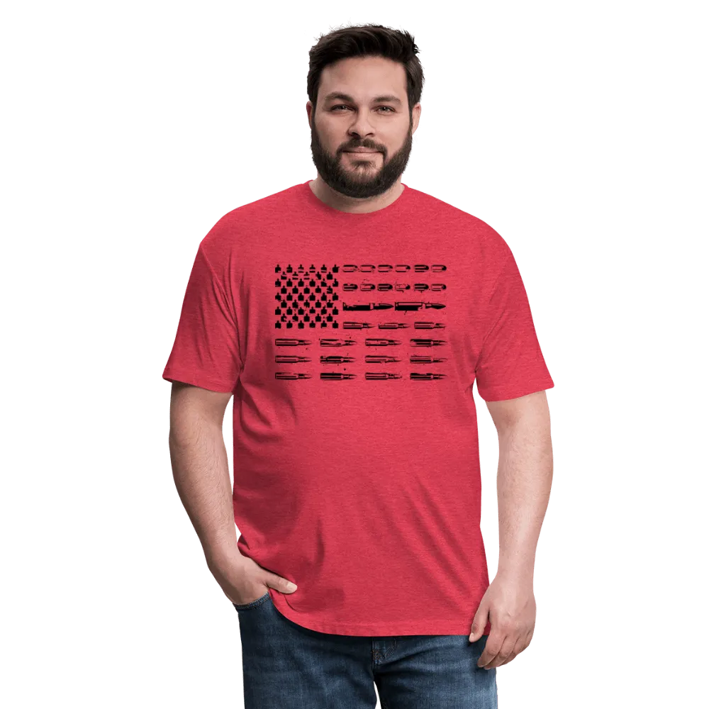 Ammo American Flag Heathered T-Shirt