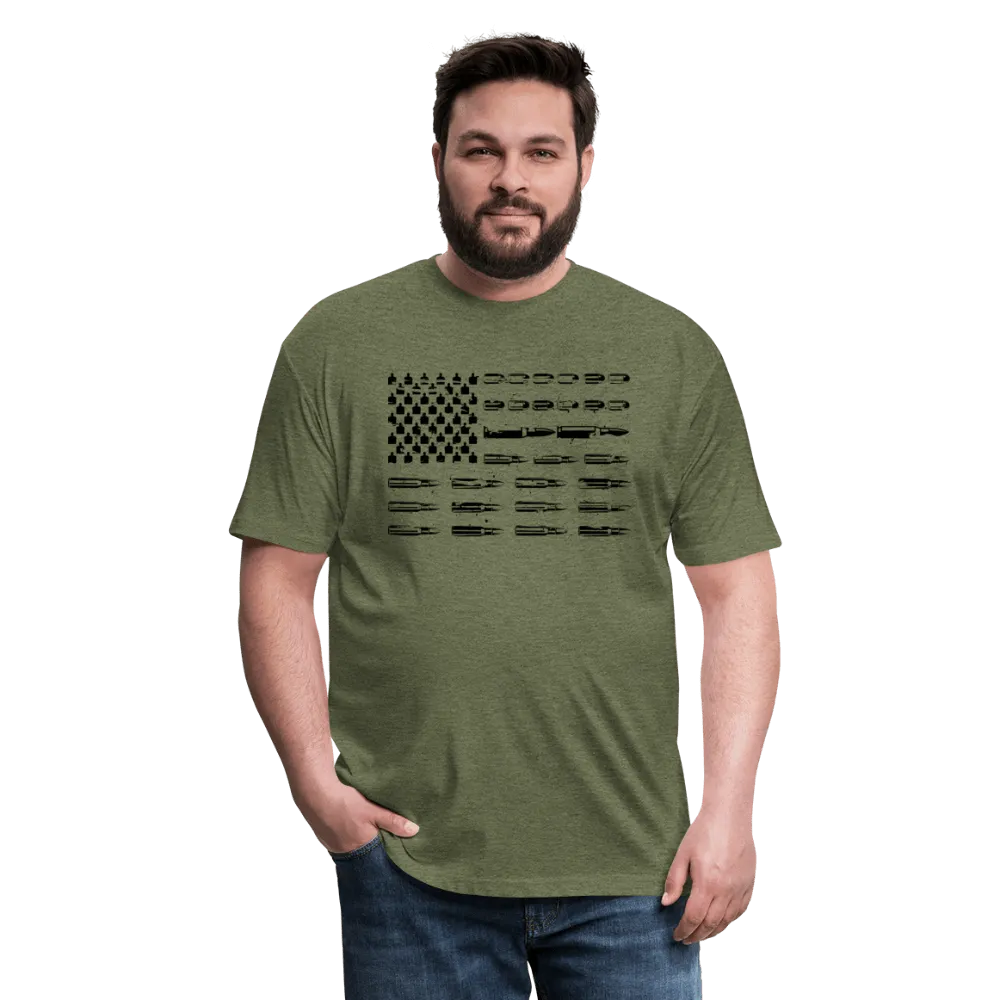 Ammo American Flag Heathered T-Shirt