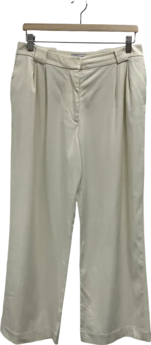 & Other Stories Cream Tailored Trousers UK 10