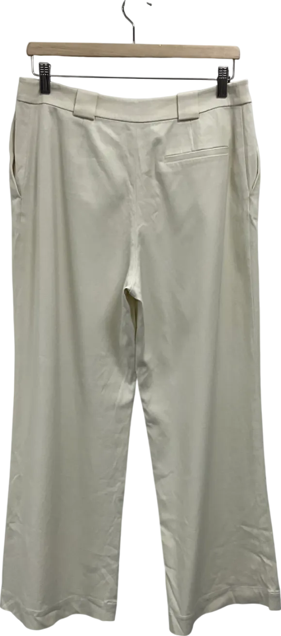 & Other Stories Cream Tailored Trousers UK 10