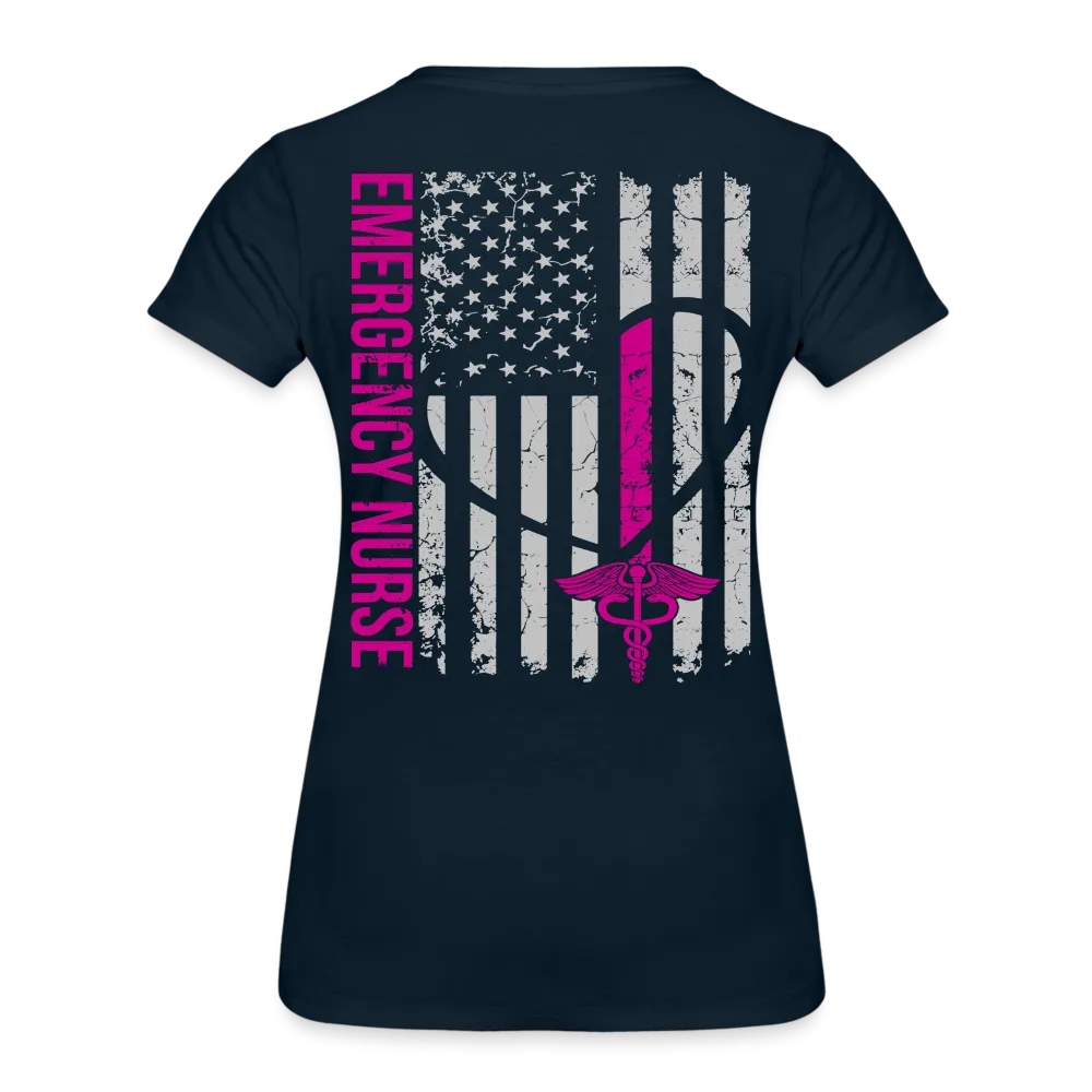 Amy Emergency Nurse Flag Women’s Premium T-Shirt