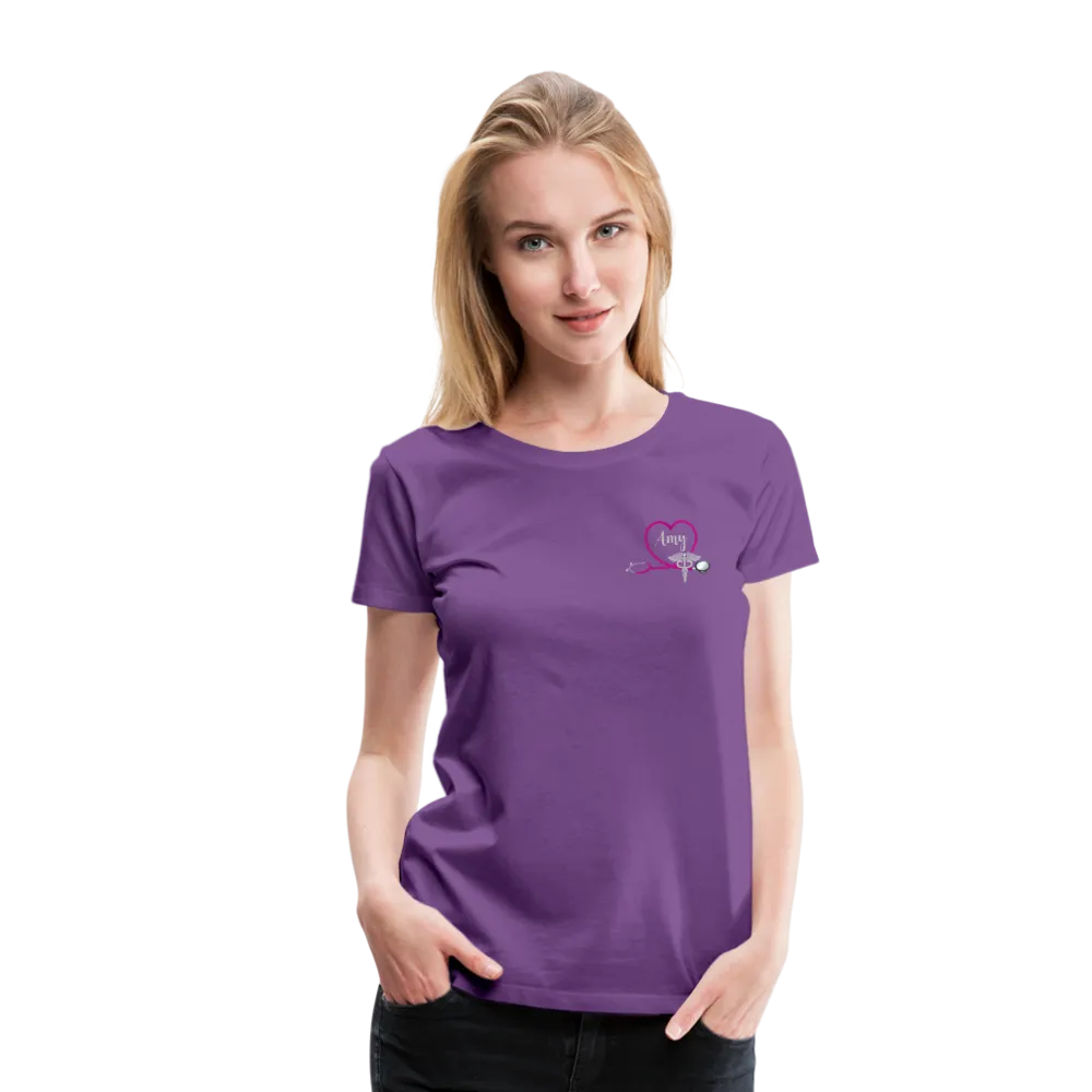 Amy Emergency Nurse Flag Women’s Premium T-Shirt