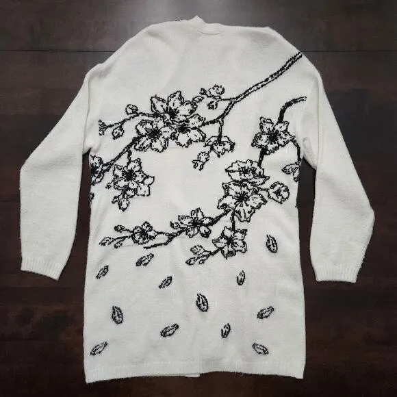 Anthropologie Nadia Floral Cardigan Size Small