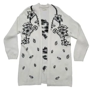 Anthropologie Nadia Floral Cardigan Size Small