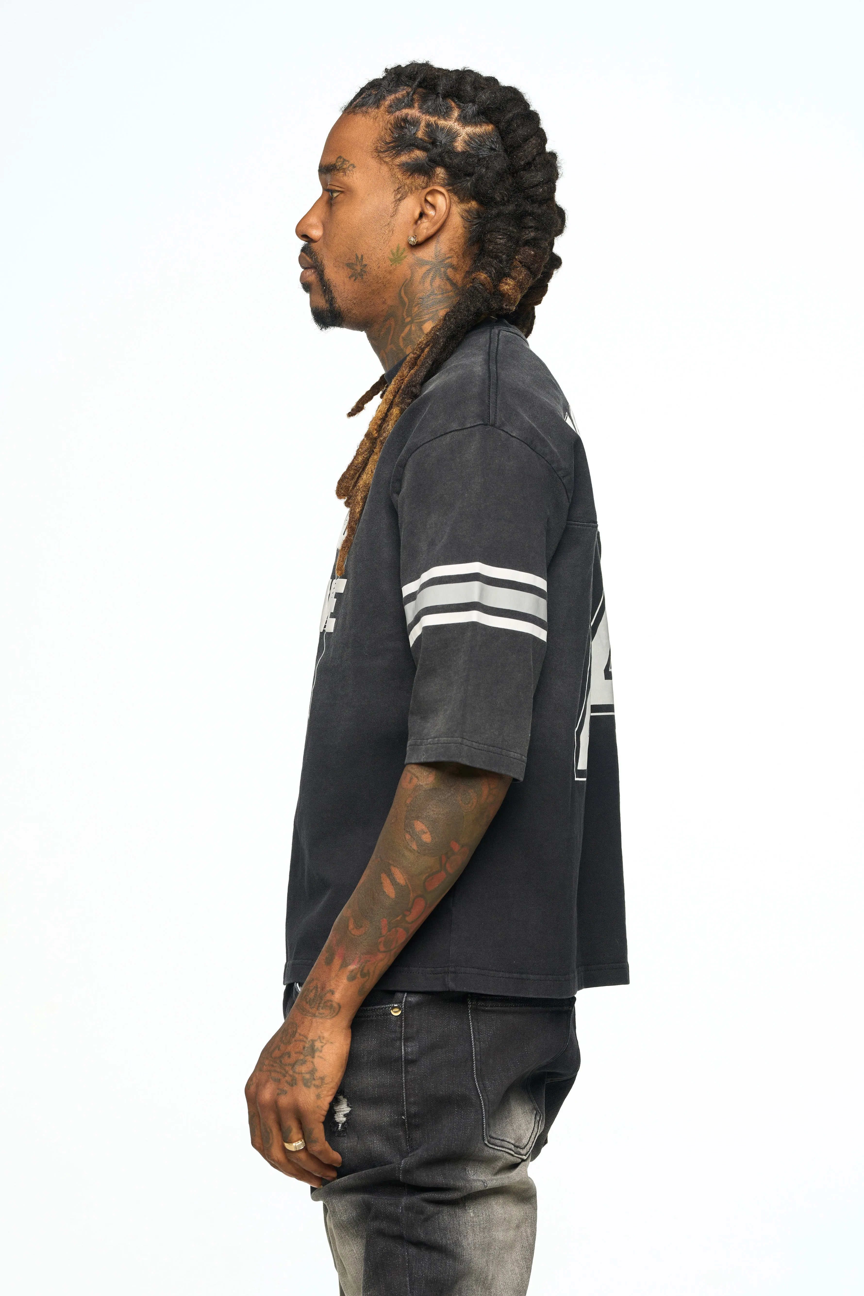 AOLOGNE ONE MAN TEAM BLACK SS TEE (BLACK)