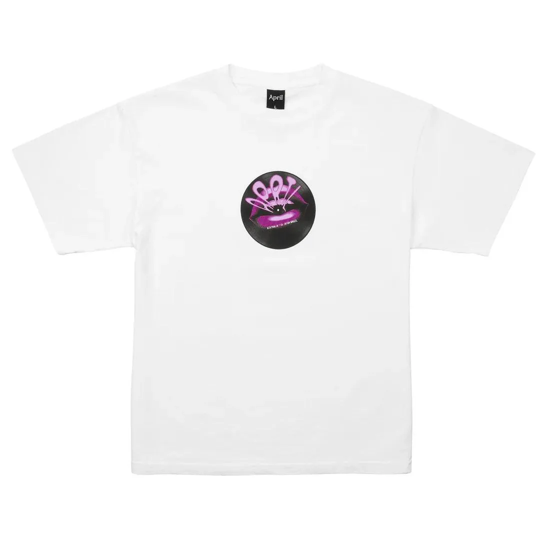APRIL CD Tee White