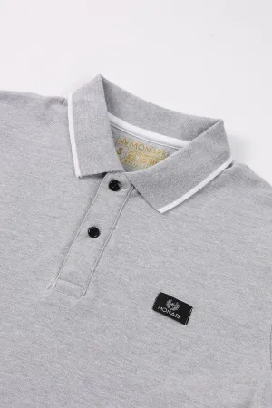 ASH GREY POLO SHIRT