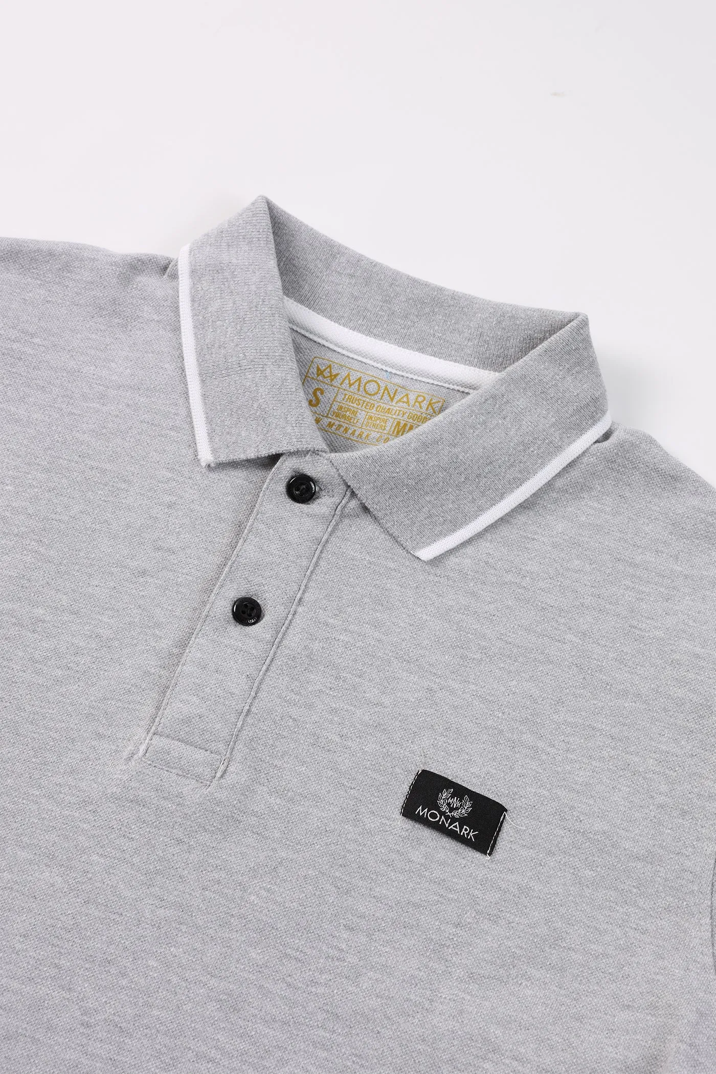 ASH GREY POLO SHIRT