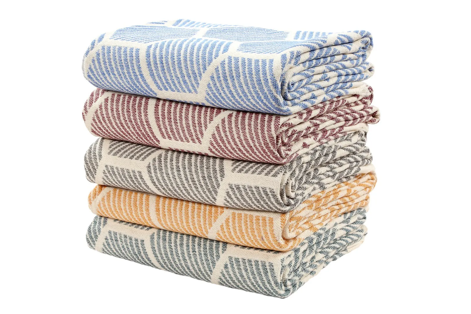 Atlas Cotton Throw - Royal Blue