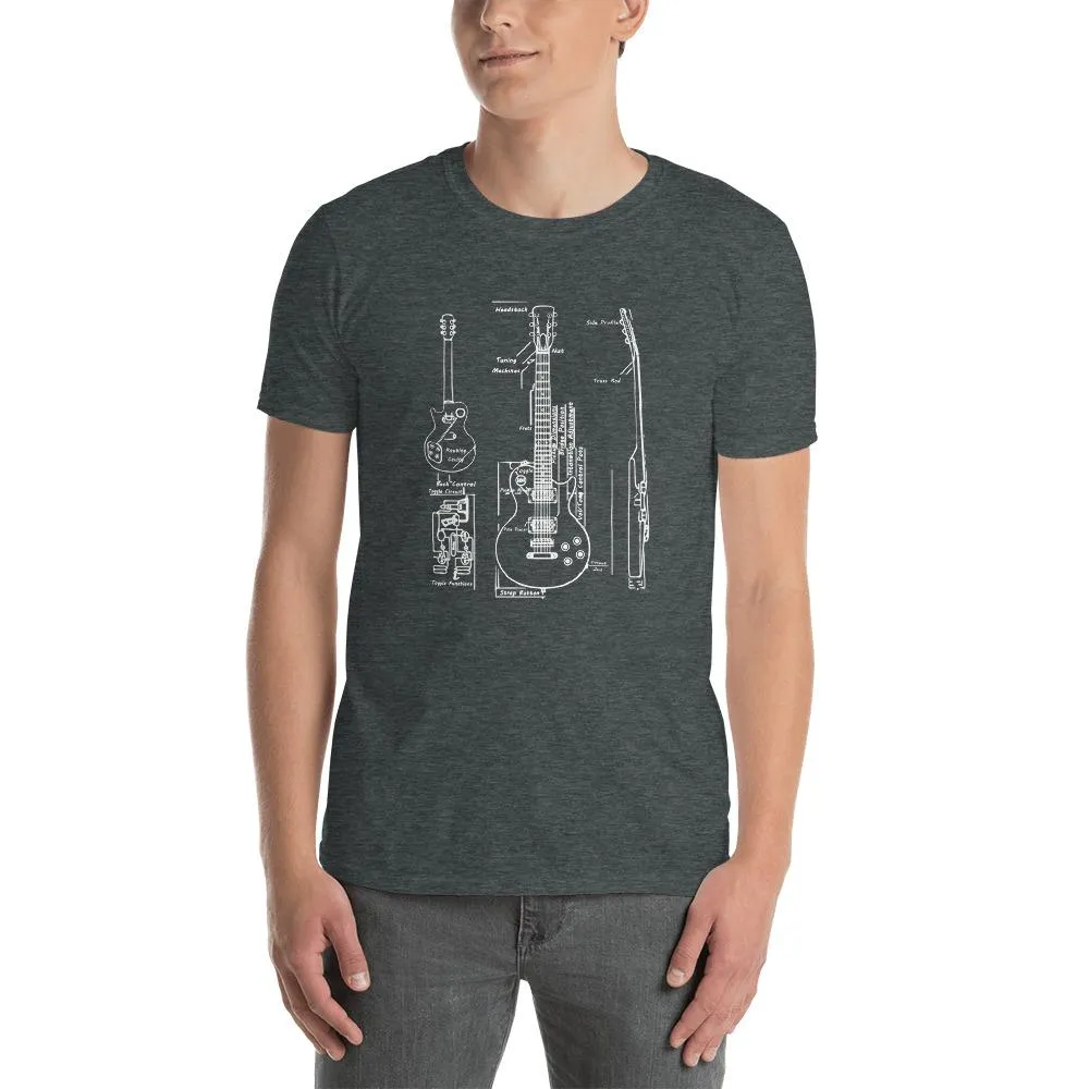 Axe Dr. "Axe-Blueprint" Guitar T-Shirt