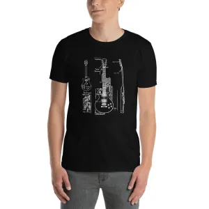 Axe Dr. "Axe-Blueprint" Guitar T-Shirt