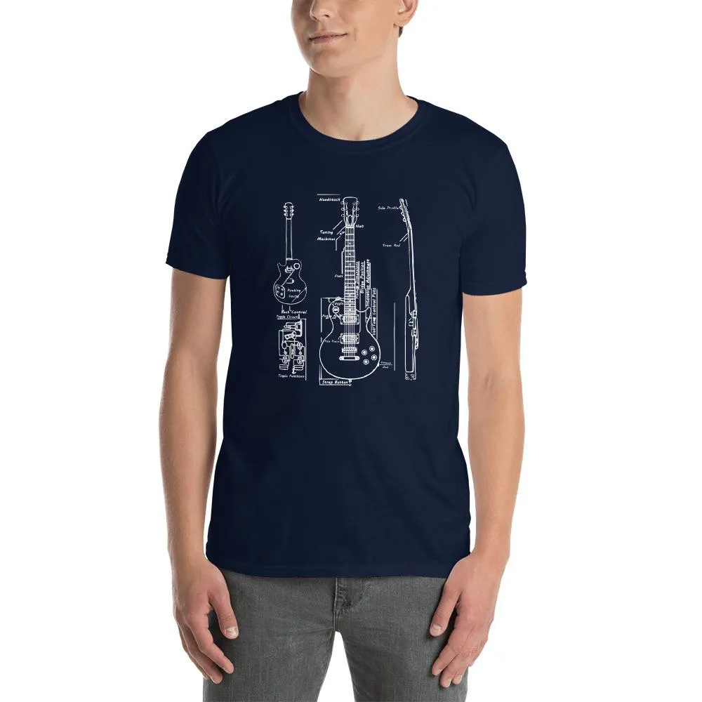 Axe Dr. "Axe-Blueprint" Guitar T-Shirt