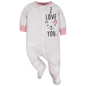 Baby Girls Bear Sleep 'N Play