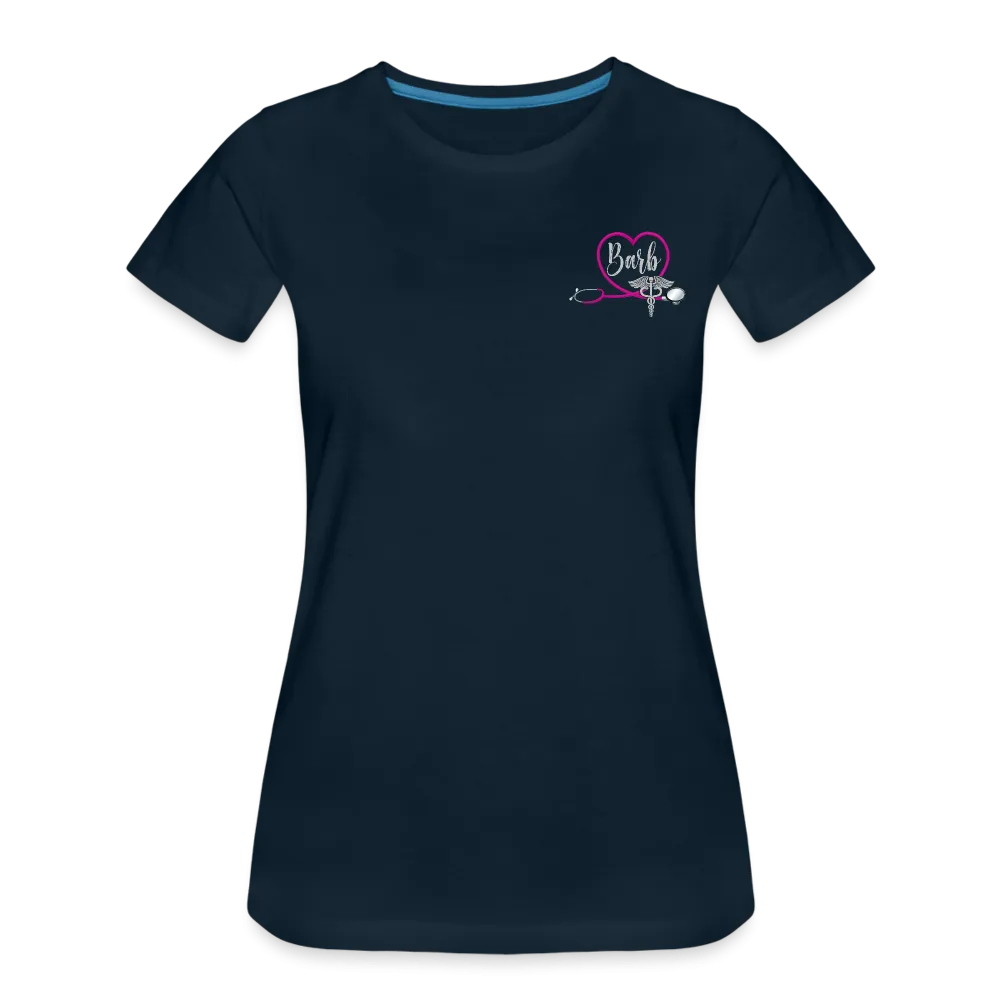 Barb Emergency Nurse Flag Women’s Premium T-Shirt