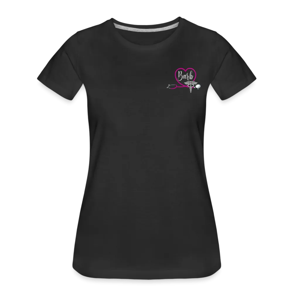 Barb Emergency Nurse Flag Women’s Premium T-Shirt