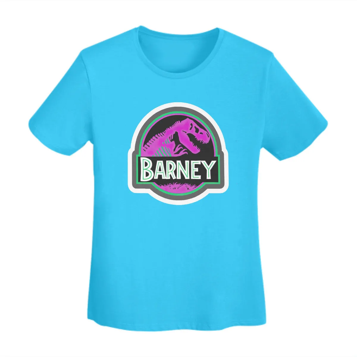 Barney Jurassic Park Logo Women's T-Shirt