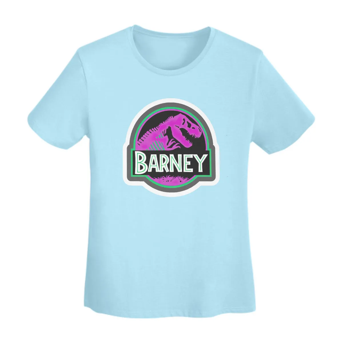 Barney Jurassic Park Logo Women's T-Shirt