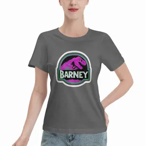 Barney Jurassic Park Logo Women's T-Shirt