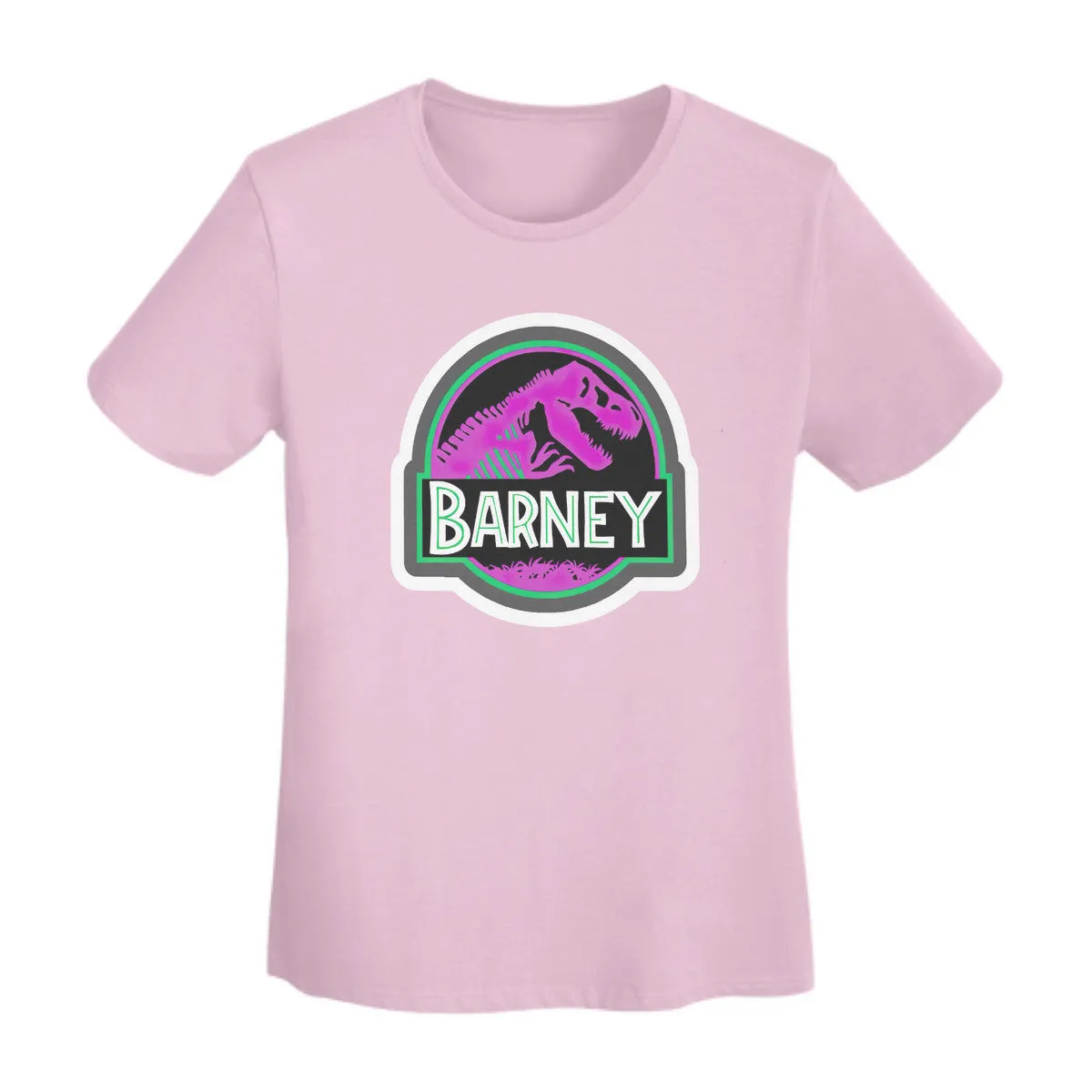 Barney Jurassic Park Logo Women's T-Shirt