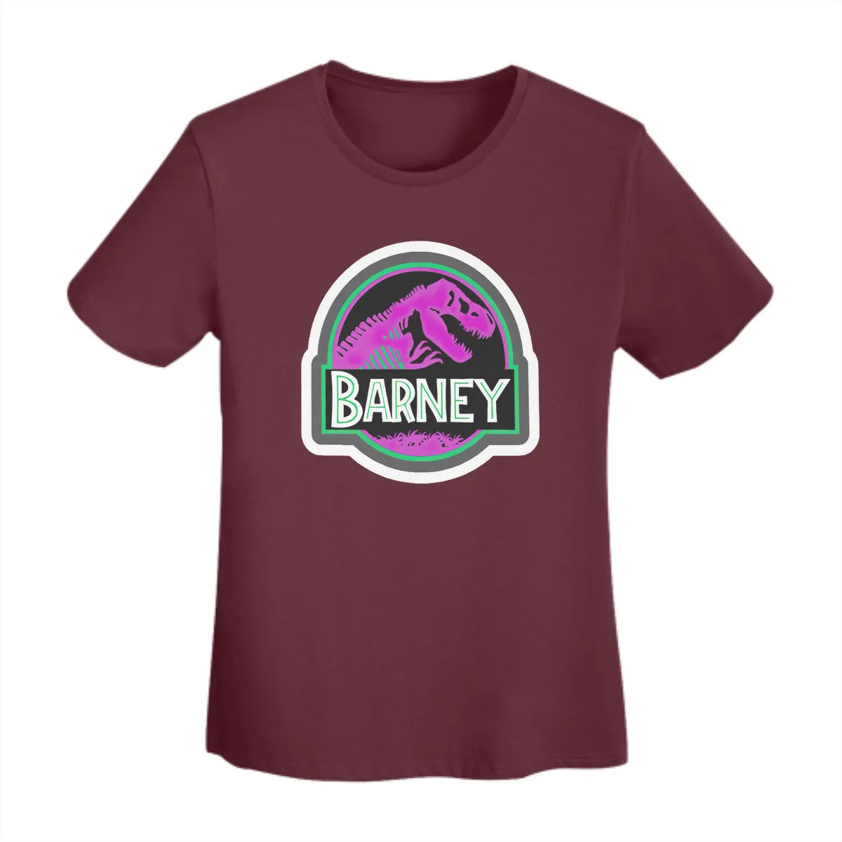 Barney Jurassic Park Logo Women's T-Shirt