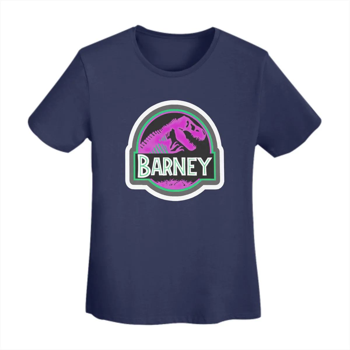 Barney Jurassic Park Logo Women's T-Shirt