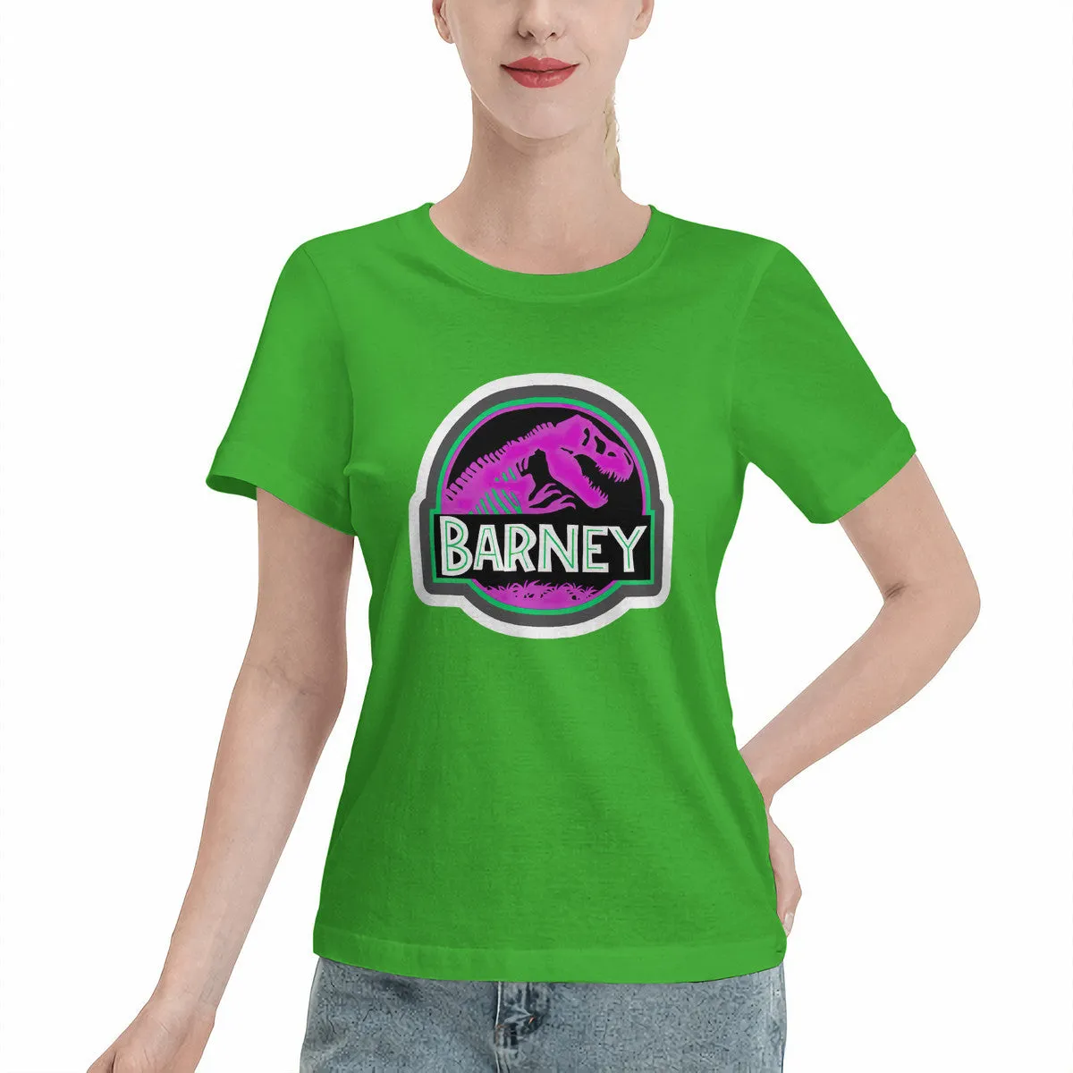 Barney Jurassic Park Logo Women's T-Shirt
